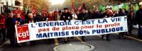 Fransk fagbevegelse slåss mot privatisering.