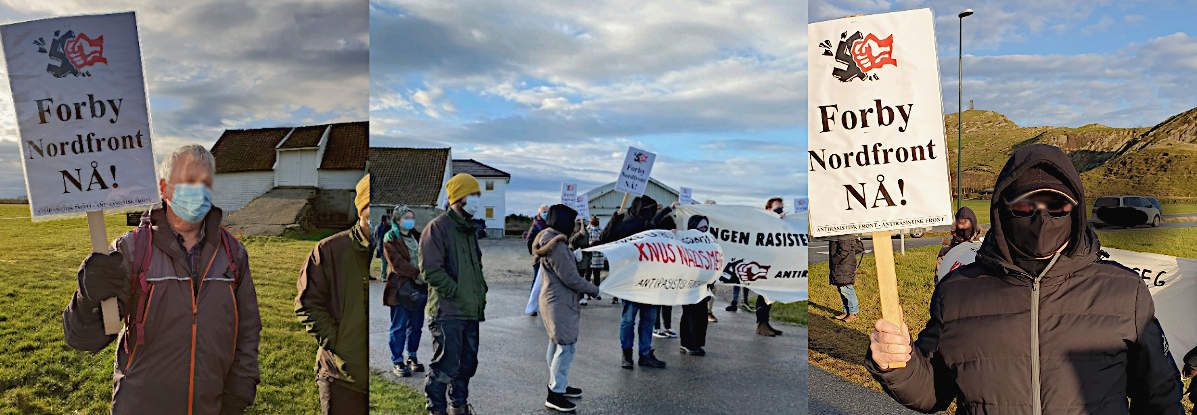 Demonstranter gjennomførte en effektiv blokade av rasistmøtet på Jæren.