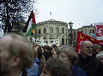 Demonstrasjon foran Stortinget i 2003.