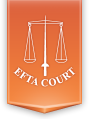 EFTA-domstolens logo.