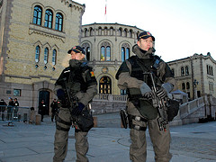Fra politiets og forsvarets beredskaopsøvelse Tyr i 2012. Foto: Politiet/Torgny Alstad/Flickr.