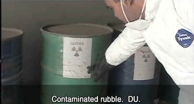 Forurenset av utarmet uran